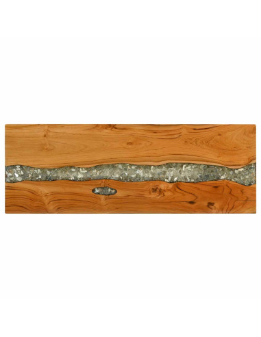 Tavolo consolle Marrone 100 x 35 x 75 cm Legno di teak solido