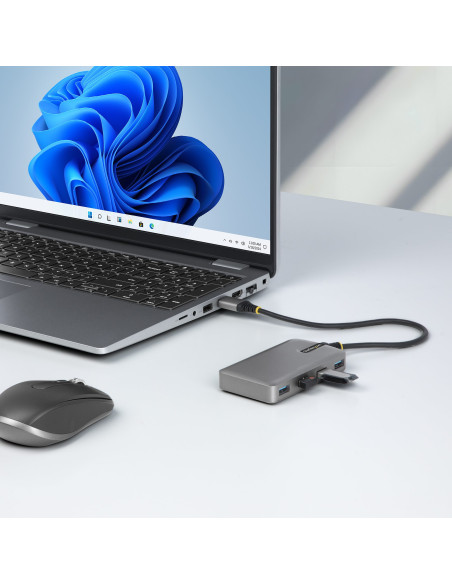 StarTech.com 5G4AC-USB-A-HUB hub di interfaccia USB 3.2 Gen 1 (3.1 Gen 1) Type-A 5000 Mbit/s Grigio