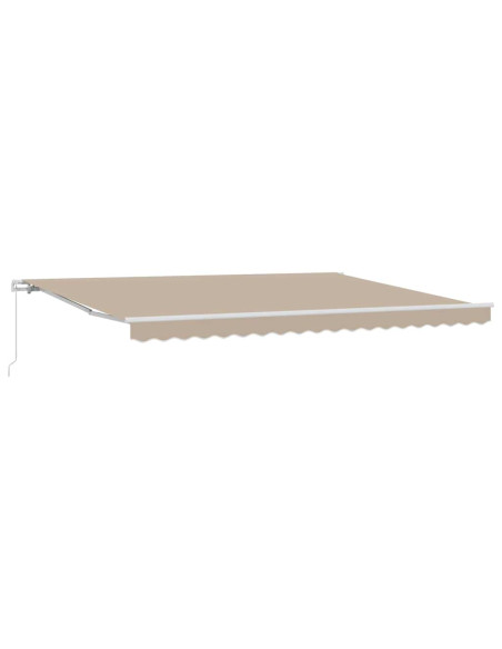 Tenda da Sole Beige 450 x 350 x 165 cm Poliestere