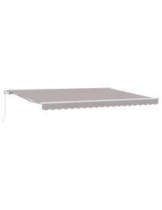 Tenda da Sole Grigio chiaro 450 x 350 x 165 cm Poliestere 2
