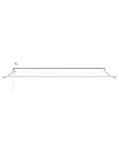 Struttura della tenda elettrica retrattile Bianco 4,5 × 3 m