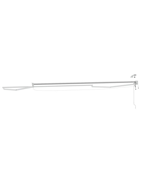 Struttura della tenda elettrica retrattile Bianco 4,5 × 3 m