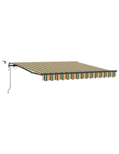 Tessuto per Tenda con Verde e giallo 300 x 250 cm Poliestere