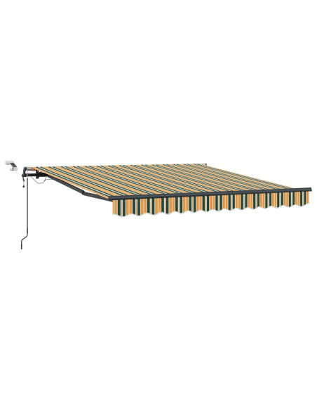 Tessuto per Tenda con Verde e giallo 300 x 250 cm Poliestere