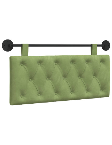 Testata appesa Verde chiaro 110 x 55 x 7 cm Velluto