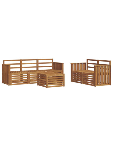 Set divani Legno di Acacia Massello