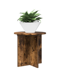 Supporto per piante 2 pcs Rovere Fumo 40 x 40 x 40 cm 2