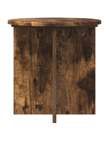 Supporto per piante 2 pcs Rovere Fumo 40 x 40 x 40 cm