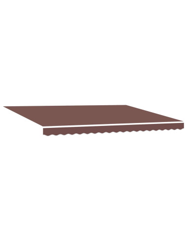 Tettuccio Elettrico Retrattile Marrone 5 x 3 m