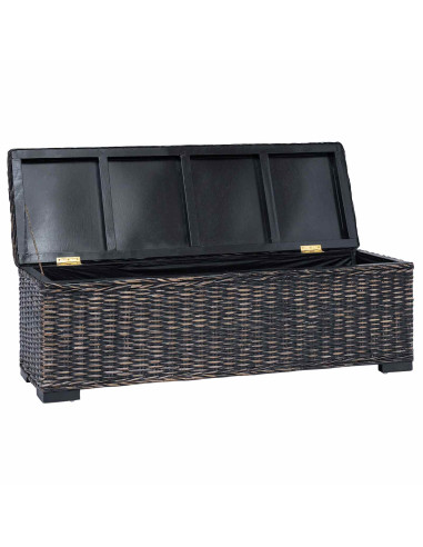 Scatola di Stoccaggio con archiviazione Nero 110 x 35 x 45 cm