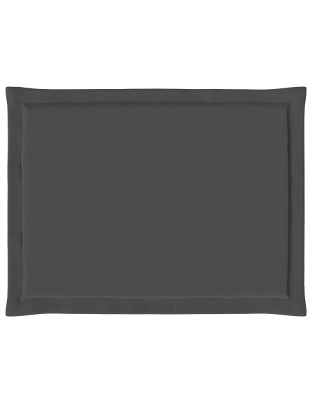 Cuscini per Seduta 2 pcs Antracite 47 x 36 x 2 cm Poliestere