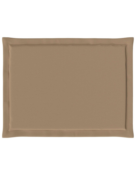 Cuscini per Seduta 2 pcs Tortora 47 x 36 x 2 cm Poliestere