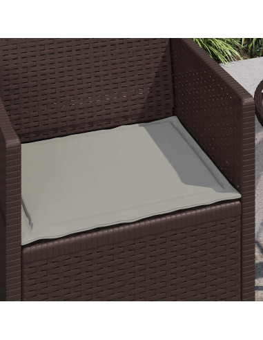 Cuscini per Seduta 2 pcs Grigio Chiaro 47 x 36 x 2 cm