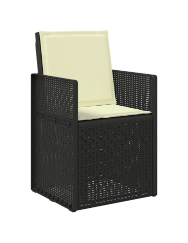 Cuscini per Seduta e Schienale 2 pcs Crema 47 x 45 x 2 cm