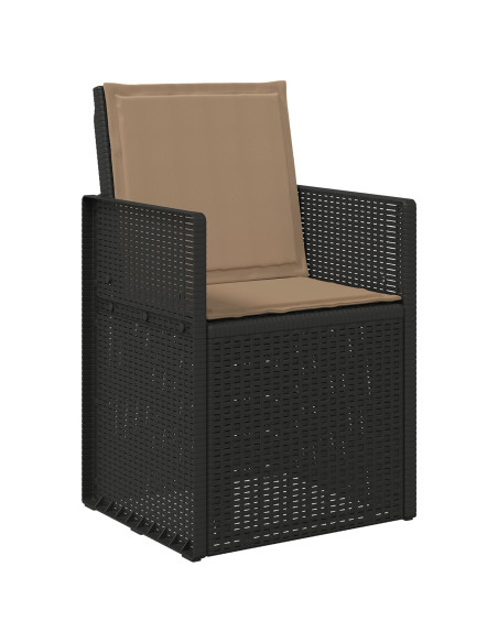 Cuscini per Seduta e Schienale 2 pcs Tortora 47 x 45 x 2 cm