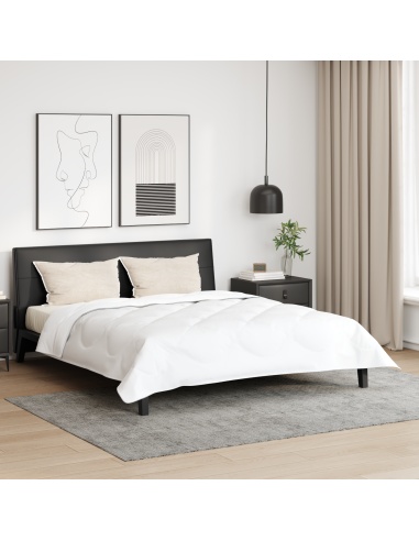 Piumone con cuscino 3 pcs Bianco Microfibra