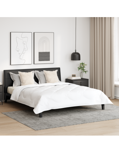 Piumone con cuscino 3 pcs Bianco Microfibra