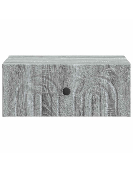 Mobiletto da notte a muro 2 pcs Grigio Sonoma 49 x 34,5 x 20 cm