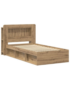 Telaio del letto con storage Rovere Artigianale 100 x 200 cm 2