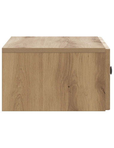 Mobiletto da notte a muro Rovere Artigianale 49 x 34,5 x 20 cm
