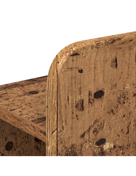 Telaio del letto con storage Legno antico 120 x 190 cm