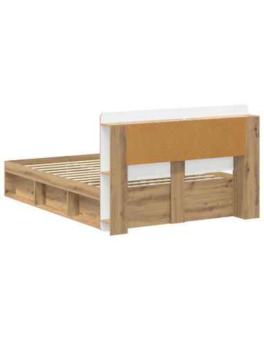 Telaio del letto con storage Rovere Artigianale 140 x 190 cm