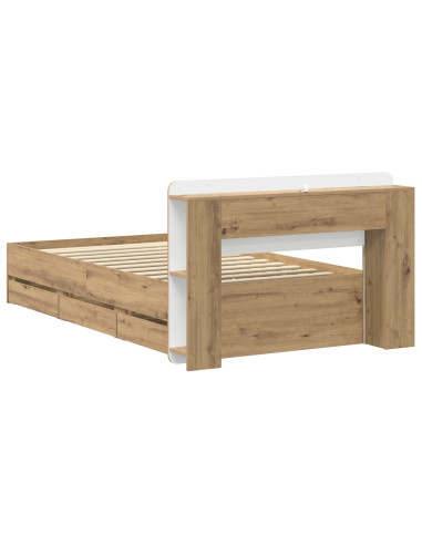 Telaio del letto con storage Rovere Artigianale 80 x 200 cm