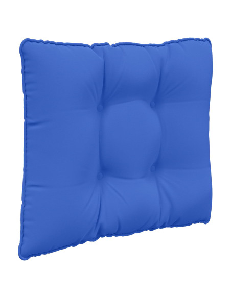 Cuscino per divano da esterno 3 pcs Blu Reale Poliestere