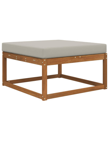 Cuscino per divano da esterno Grigio 80 x 80 x 8 cm Poliestere