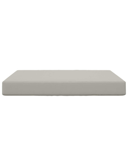 Cuscino per divano da esterno Grigio 80 x 80 x 8 cm Poliestere