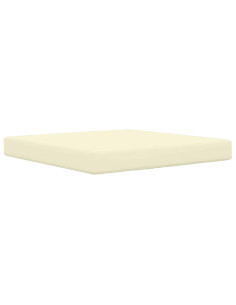 Cuscino per divano da esterno Crema 80 x 80 x 8 cm Poliestere 2
