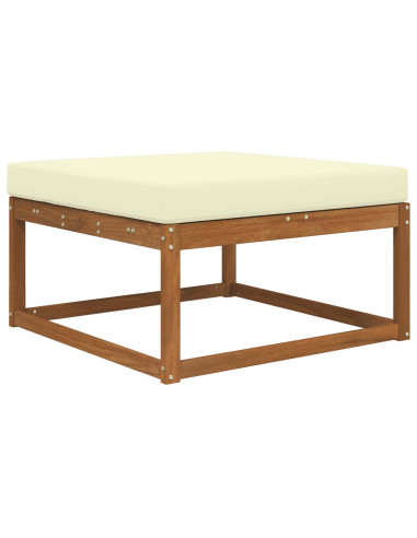 Cuscino per divano da esterno Crema 80 x 80 x 8 cm Poliestere