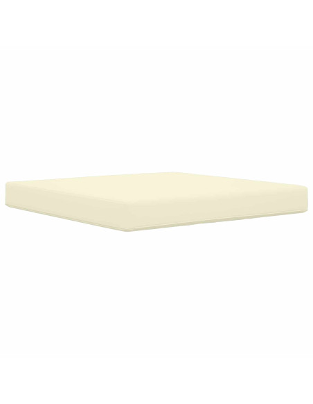 Cuscino per divano da esterno Crema 80 x 80 x 8 cm Poliestere