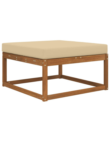 Cuscino per divano da esterno Beige 80 x 80 x 8 cm Poliestere