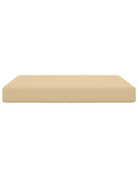Cuscino per divano da esterno Beige 80 x 80 x 8 cm Poliestere