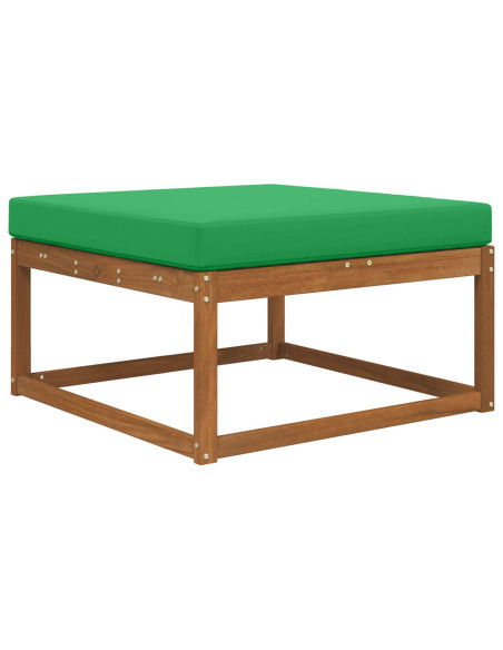 Cuscino per divano da esterno Verde 80 x 80 x 8 cm Poliestere