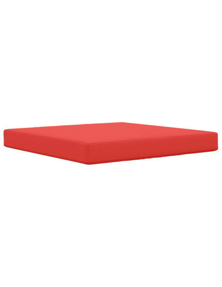 Cuscino per divano da esterno Rosso 80 x 80 x 8 cm Poliestere