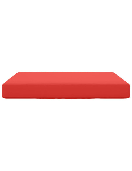 Cuscino per divano da esterno Rosso 80 x 80 x 8 cm Poliestere