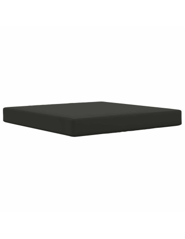 Cuscino per divano da esterno Nero 80 x 80 x 8 cm Poliestere