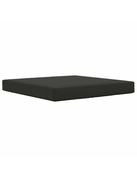 Cuscino per divano da esterno Nero 80 x 80 x 8 cm Poliestere