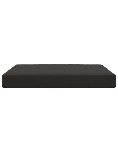 Cuscino per divano da esterno Nero 80 x 80 x 8 cm Poliestere