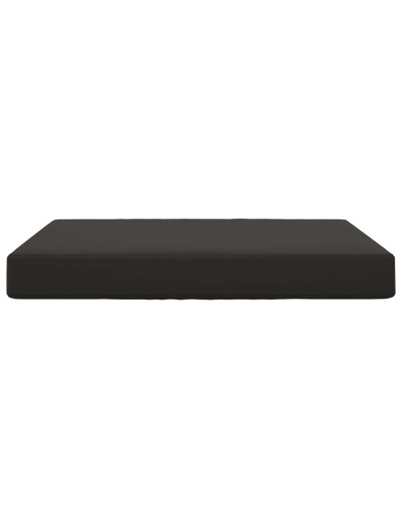 Cuscino per divano da esterno Nero 80 x 80 x 8 cm Poliestere