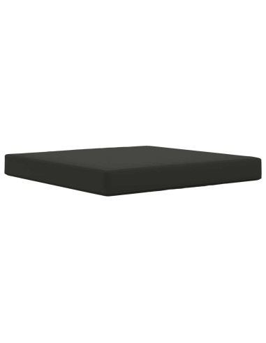 Cuscino per divano da esterno Nero 80 x 80 x 8 cm Poliestere