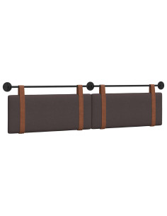 Testata appesa Marrone Scuro 210 x 55 x 5 cm PU Antico 2