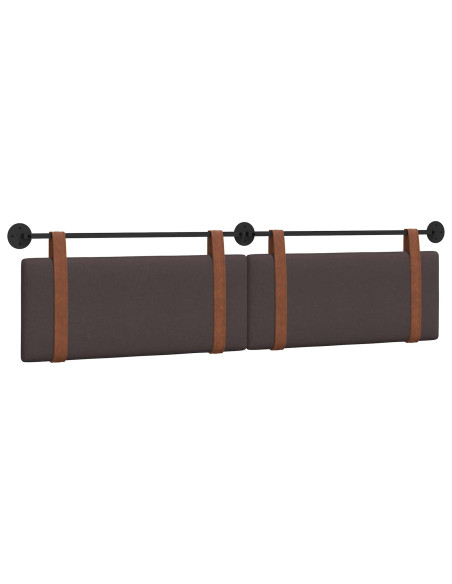 Testata appesa Marrone Scuro 210 x 55 x 5 cm PU Antico