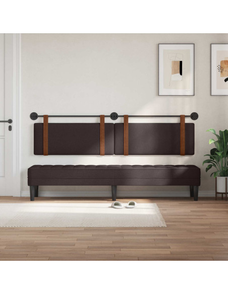 Testata appesa Marrone Scuro 210 x 55 x 5 cm PU Antico