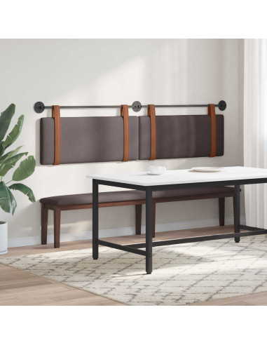 Testata appesa Marrone Scuro 210 x 55 x 5 cm PU Antico