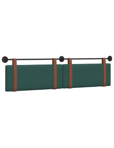Testata appesa Verde Scuro 210 x 55 x 5 cm PU Antico 2