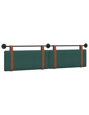 Testata appesa Verde Scuro 210 x 55 x 5 cm PU Antico