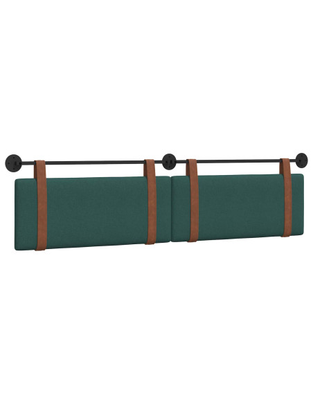 Testata appesa Verde Scuro 210 x 55 x 5 cm PU Antico